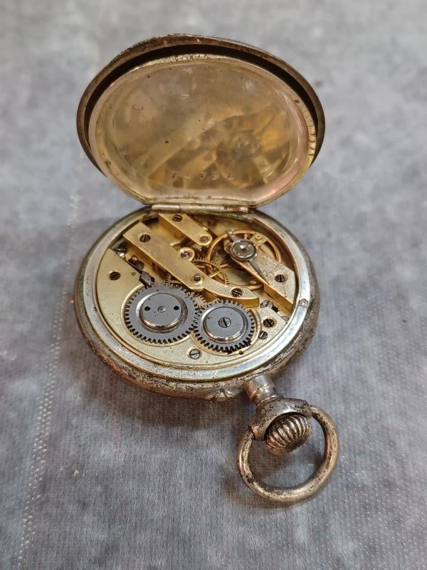 Kavel van 5 antieke zakhorloges - Decoratieve collectie - Eind 19e/begin 20e Eeuw