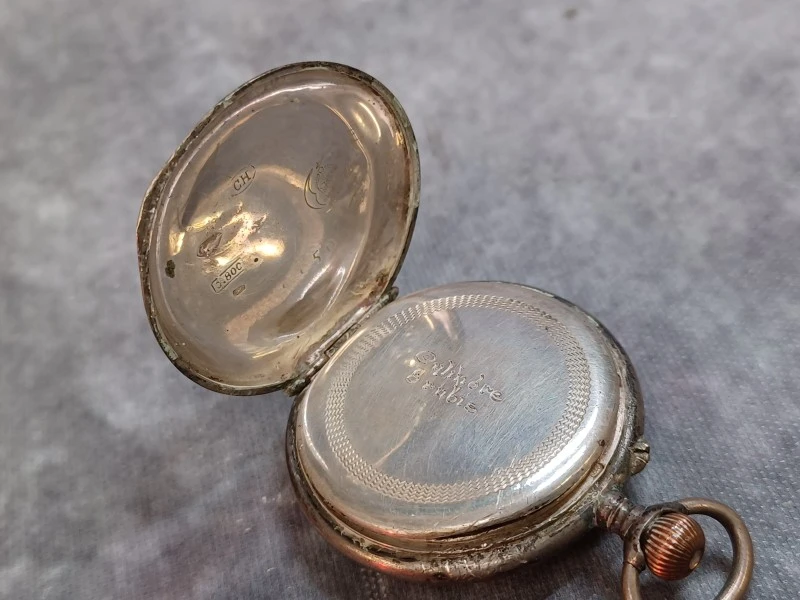 Kavel van 5 antieke zakhorloges - Decoratieve collectie - Eind 19e/begin 20e Eeuw