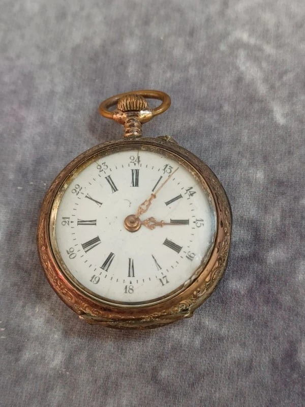 Kavel van 5 antieke zakhorloges - Decoratieve collectie - Eind 19e/begin 20e Eeuw