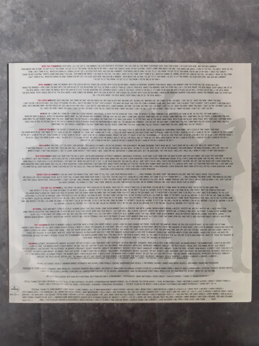 Vinyl: INXS - Kick