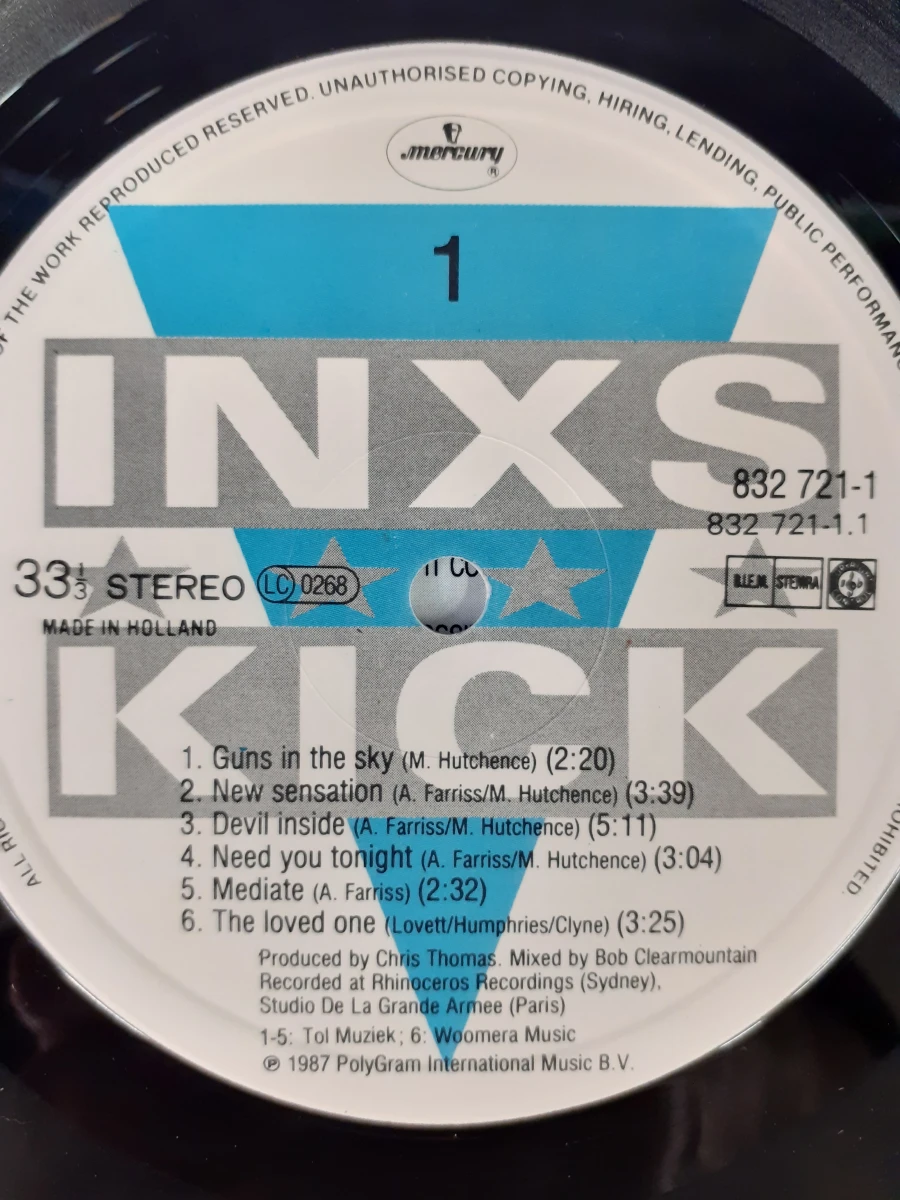 Vinyl: INXS - Kick