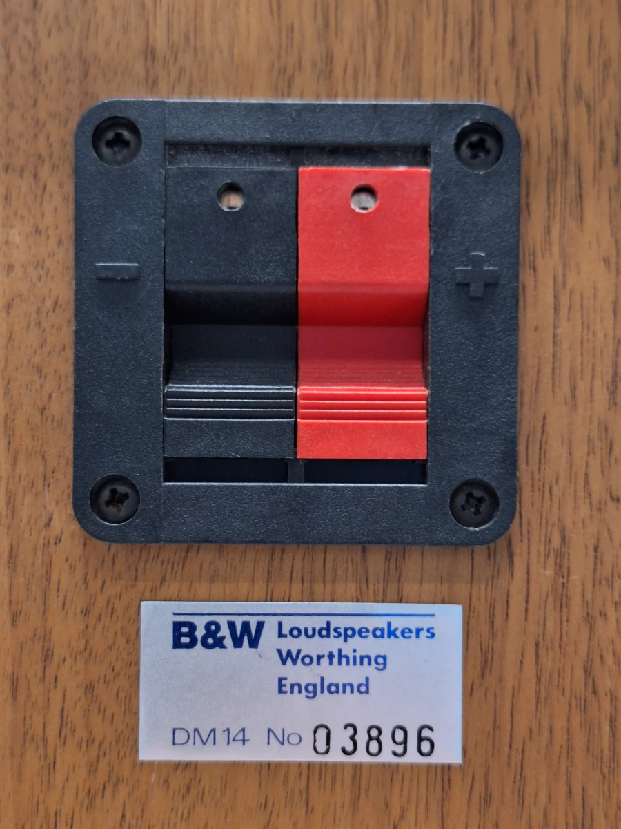 Bowers & Wilkins DM14 – Iconische Vintage Britse 3-Weg Luidsprekers (1981) – Made in England