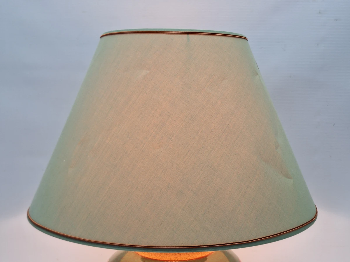 Vintage Louis Drimmer tafellamp – Franse keramiek met originele Drimmer kap