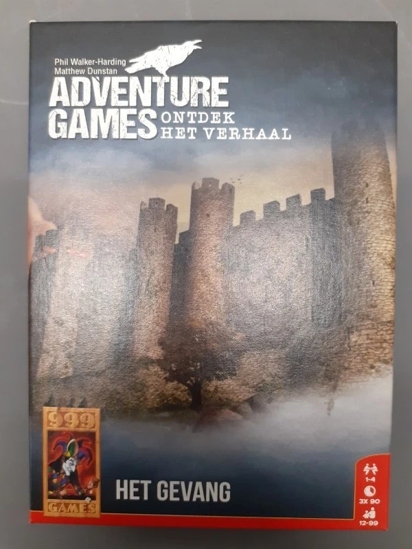 Bordspel: Adventure Games: Monochrome Inc. & Het Gevang - 999 Games