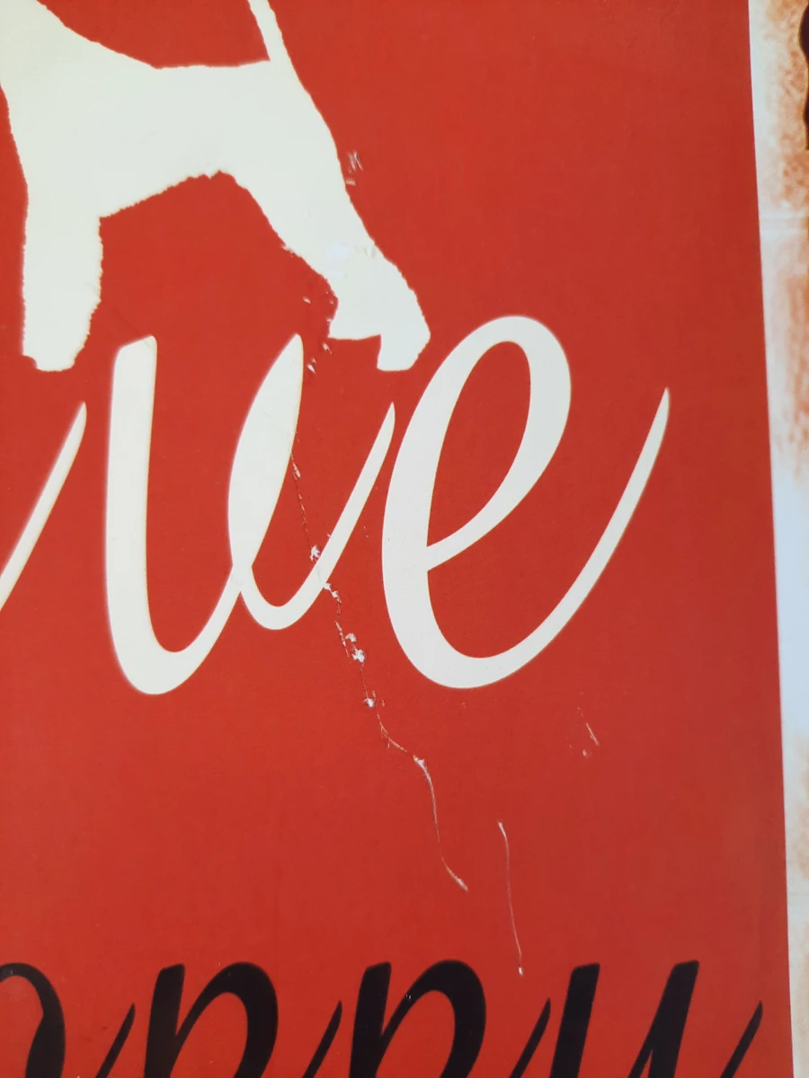 Vintage Look Metalen Wandbord – "Love is wet noses..." (La Finesse)