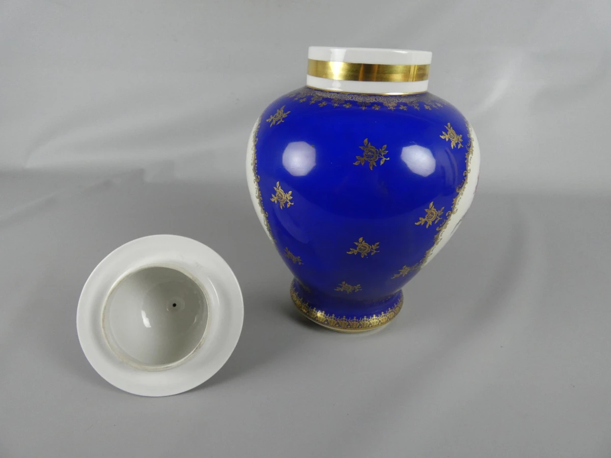 Blauwe Schumann Arzberg vaas