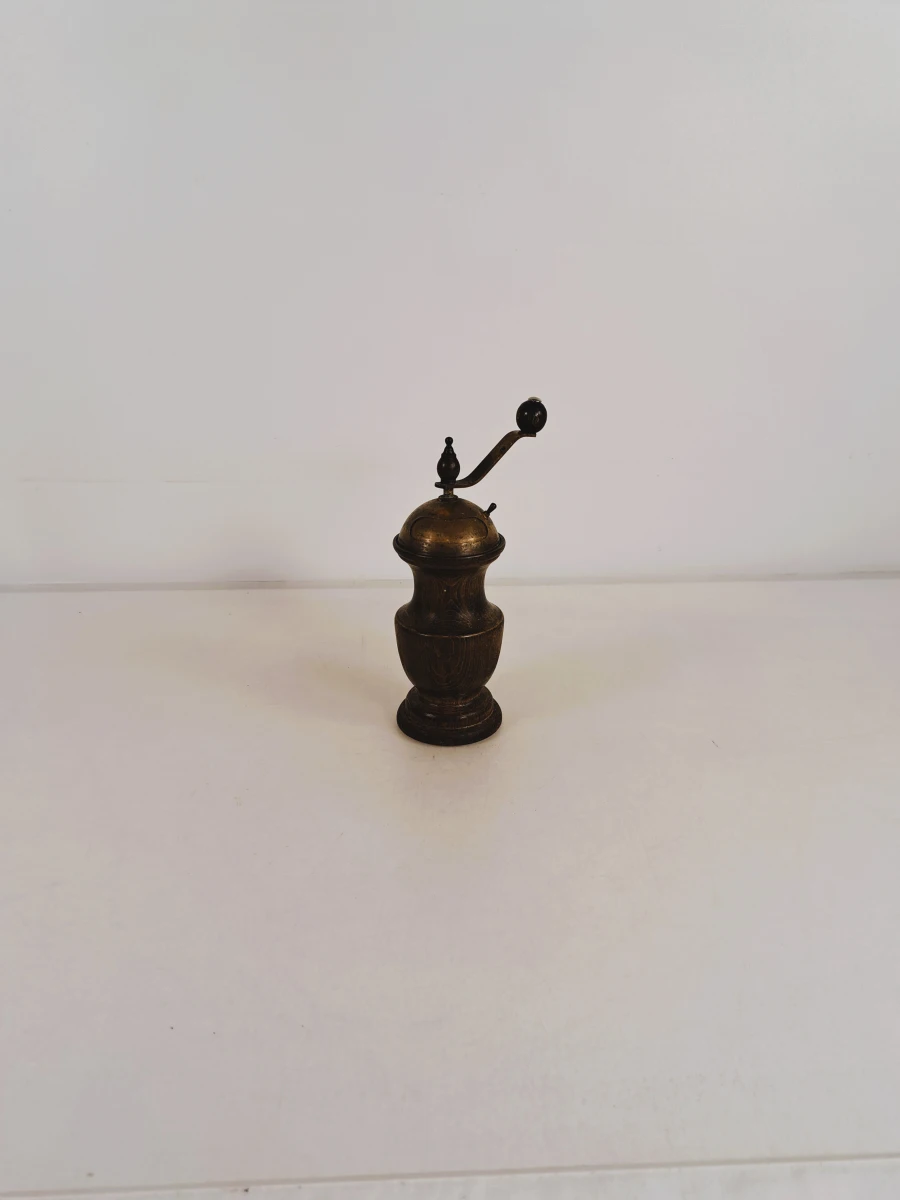 Set van 5 vintage handmolens voor koffie of kruiden