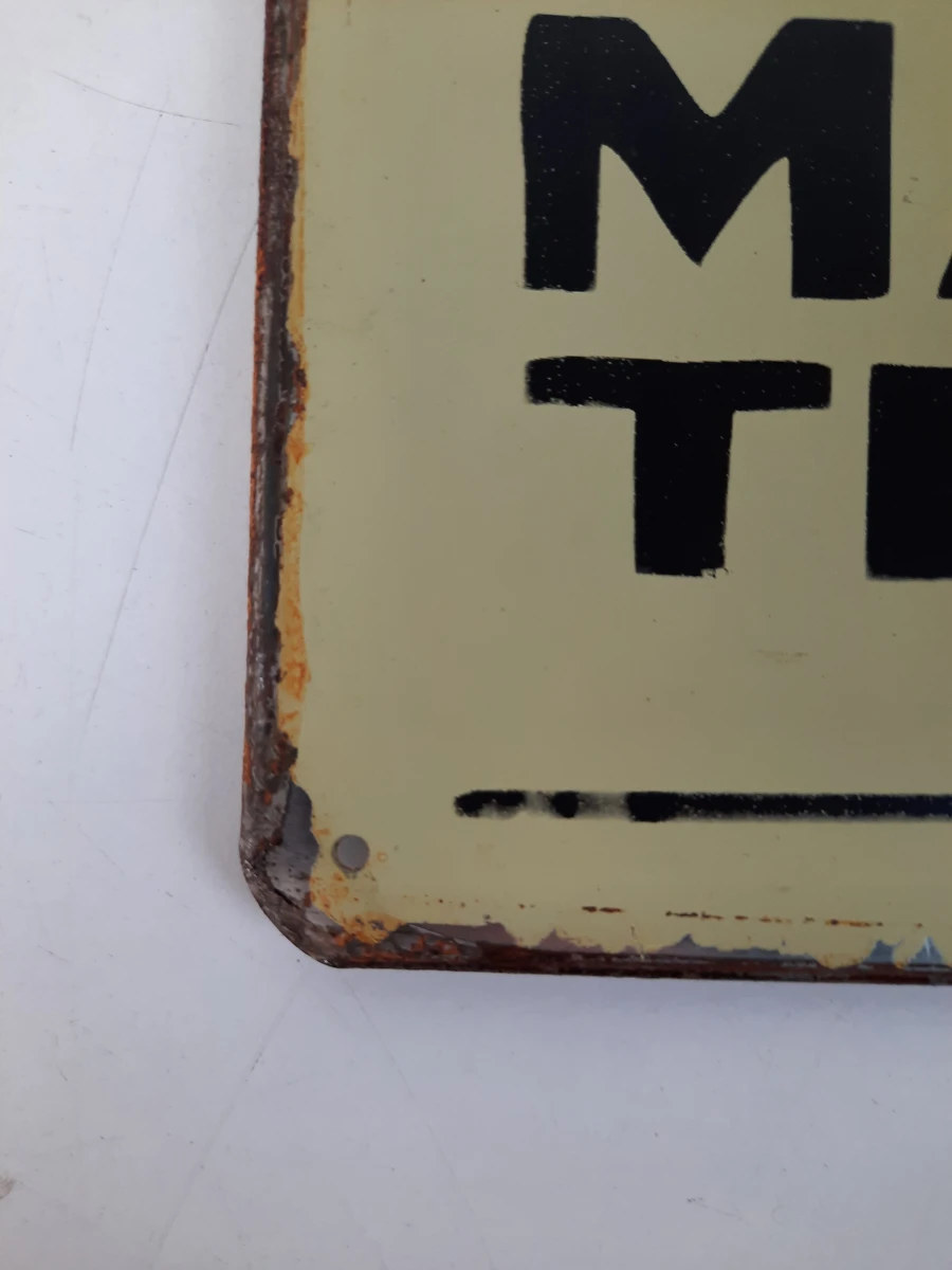 Vintage Look Metalen Reclamebord – Bob Dylan Concert 1966 "The Centrum" (Metalen Wandbord)
