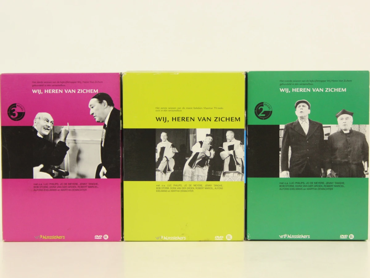 3 DVD-boxen Wij, Heren van Zichem - reeksen 1, 2 en 3