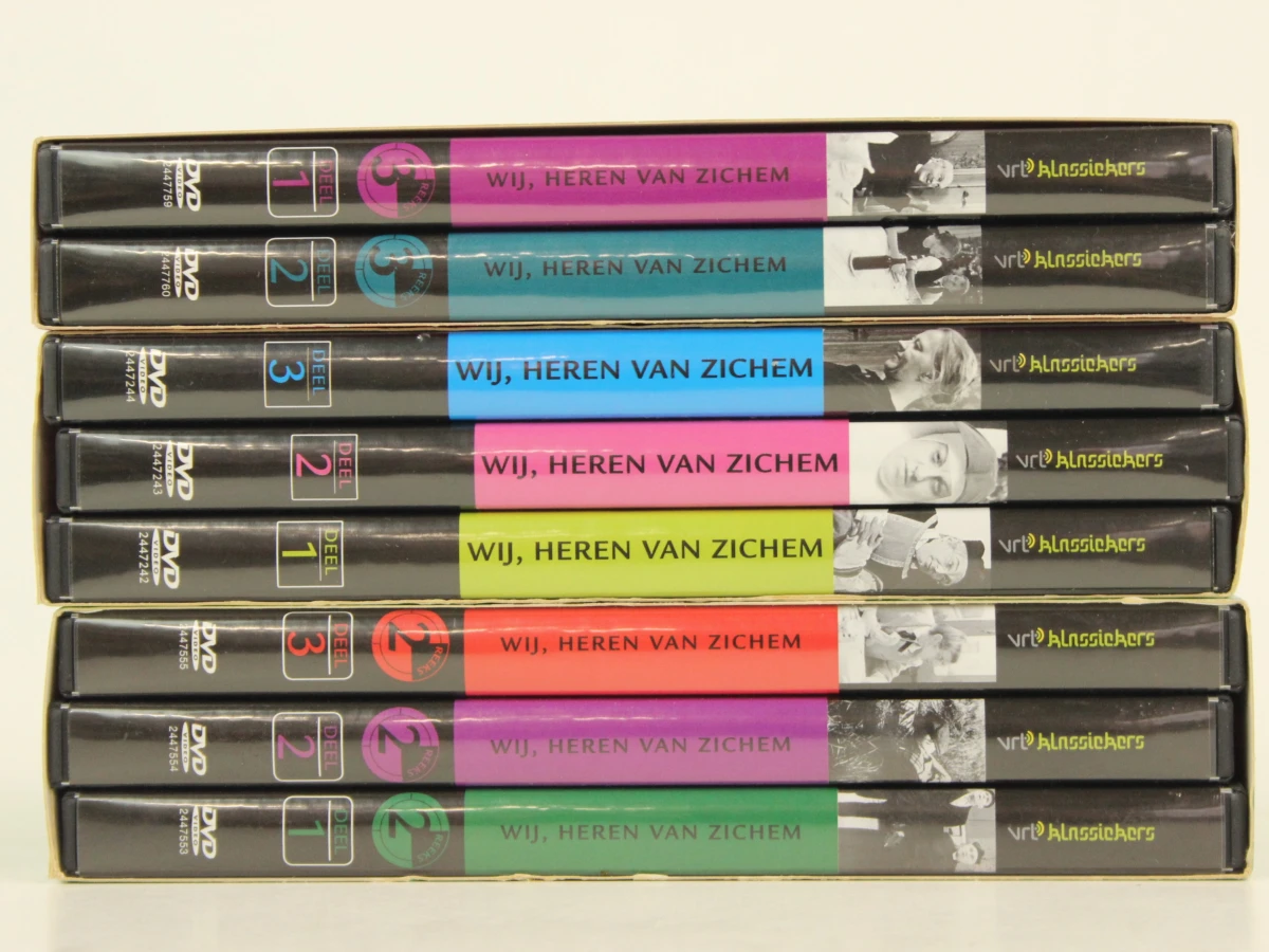 3 DVD-boxen Wij, Heren van Zichem - reeksen 1, 2 en 3