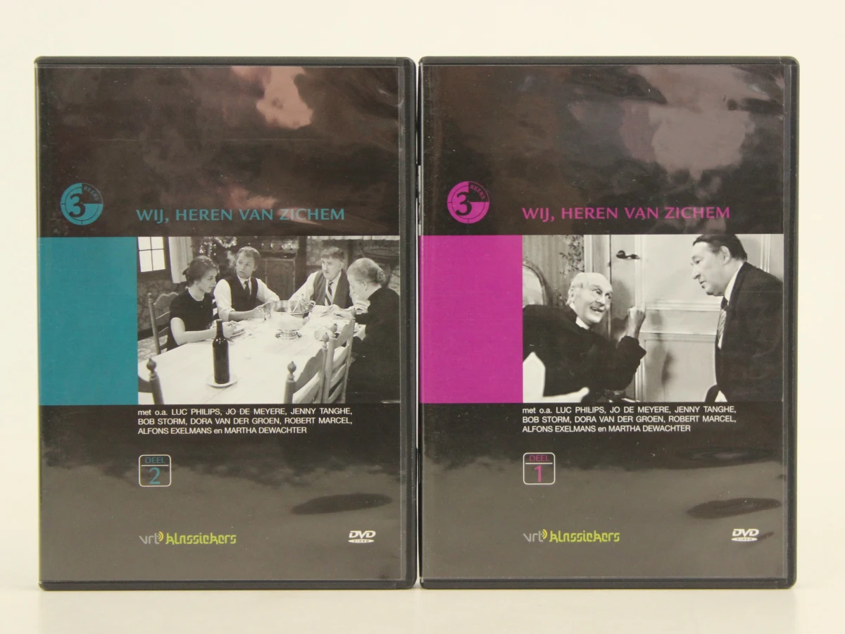 3 DVD-boxen Wij, Heren van Zichem - reeksen 1, 2 en 3