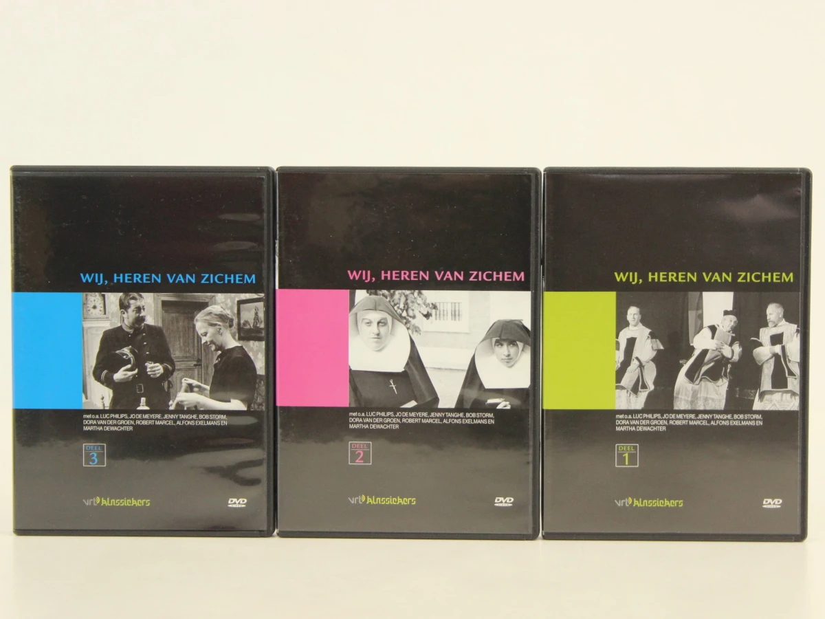 3 DVD-boxen Wij, Heren van Zichem - reeksen 1, 2 en 3