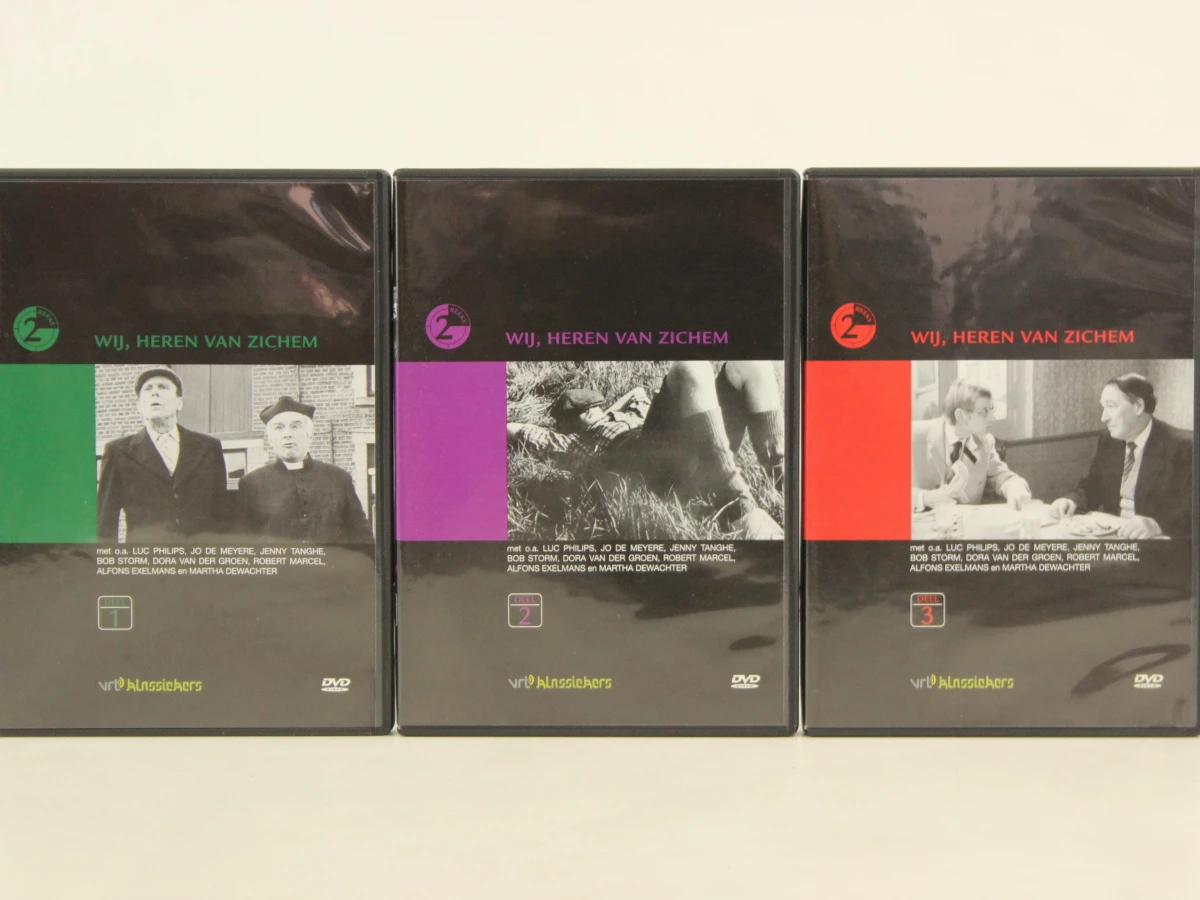 3 DVD-boxen Wij, Heren van Zichem - reeksen 1, 2 en 3