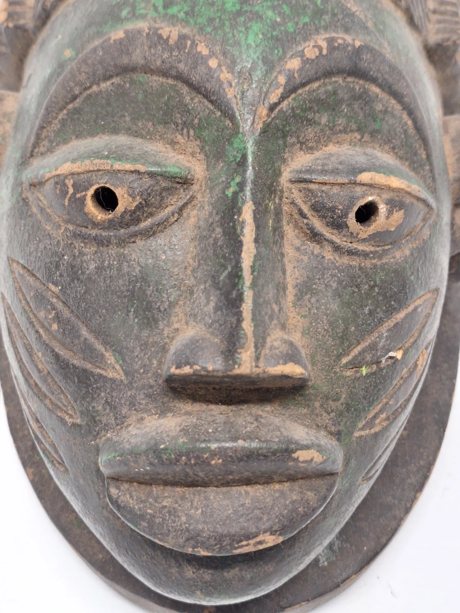 Traditioneel Kifwebe-masker - Handgesneden Afrikaans houten masker uit Congo (Luba/Songye)