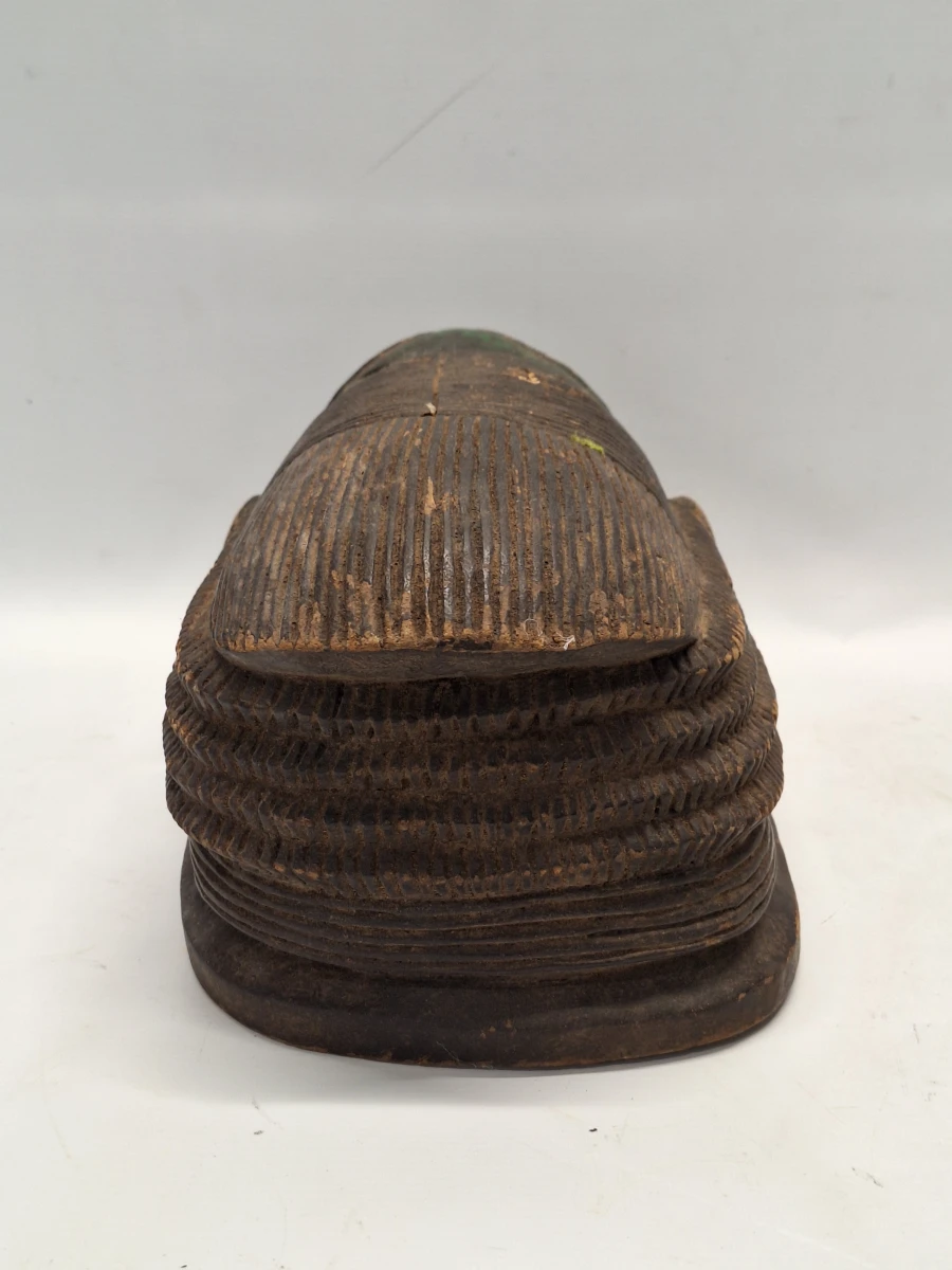 Traditioneel Kifwebe-masker - Handgesneden Afrikaans houten masker uit Congo (Luba/Songye)