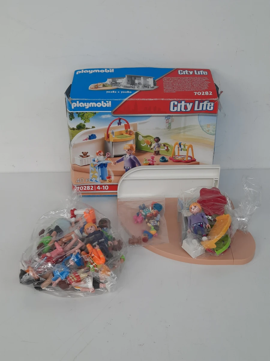 Playmobil City Life 70282 Babogroep / Babycrèche (In Doos) + Grote Partij Extra Figuren!