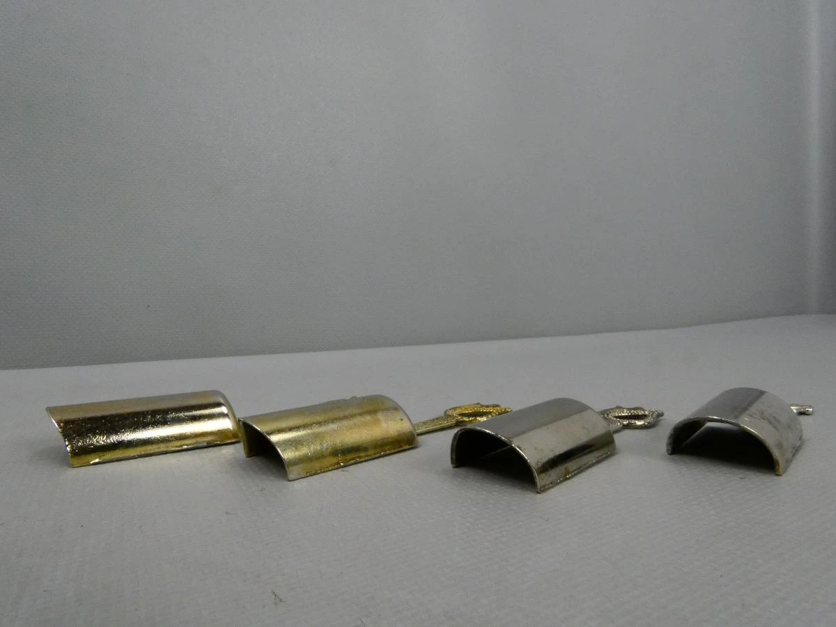 Set vintage metalen scheplepels
