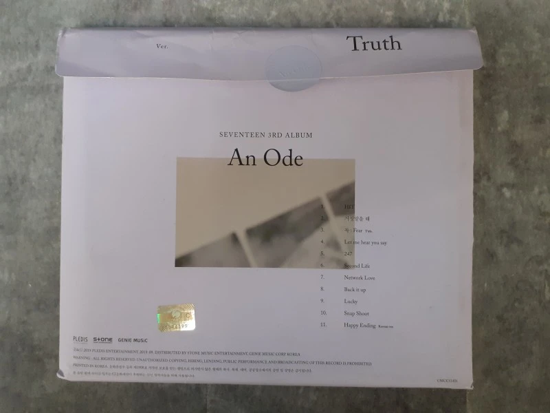 CD: SEVENTEEN - An Ode (K-pop)