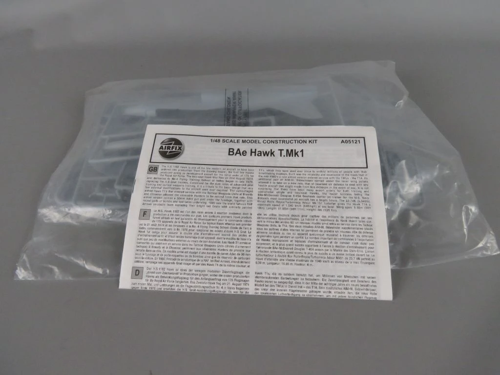 Airfix 1/48 schaalmodel van de BAe Hawk T.Mk1