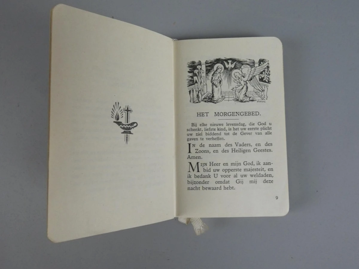 Gebedenboekje met religieuze aandenkens - 1958