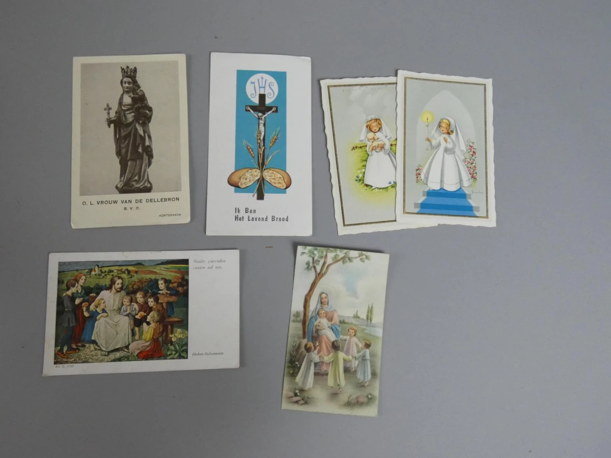 Gebedenboekje met religieuze aandenkens - 1958
