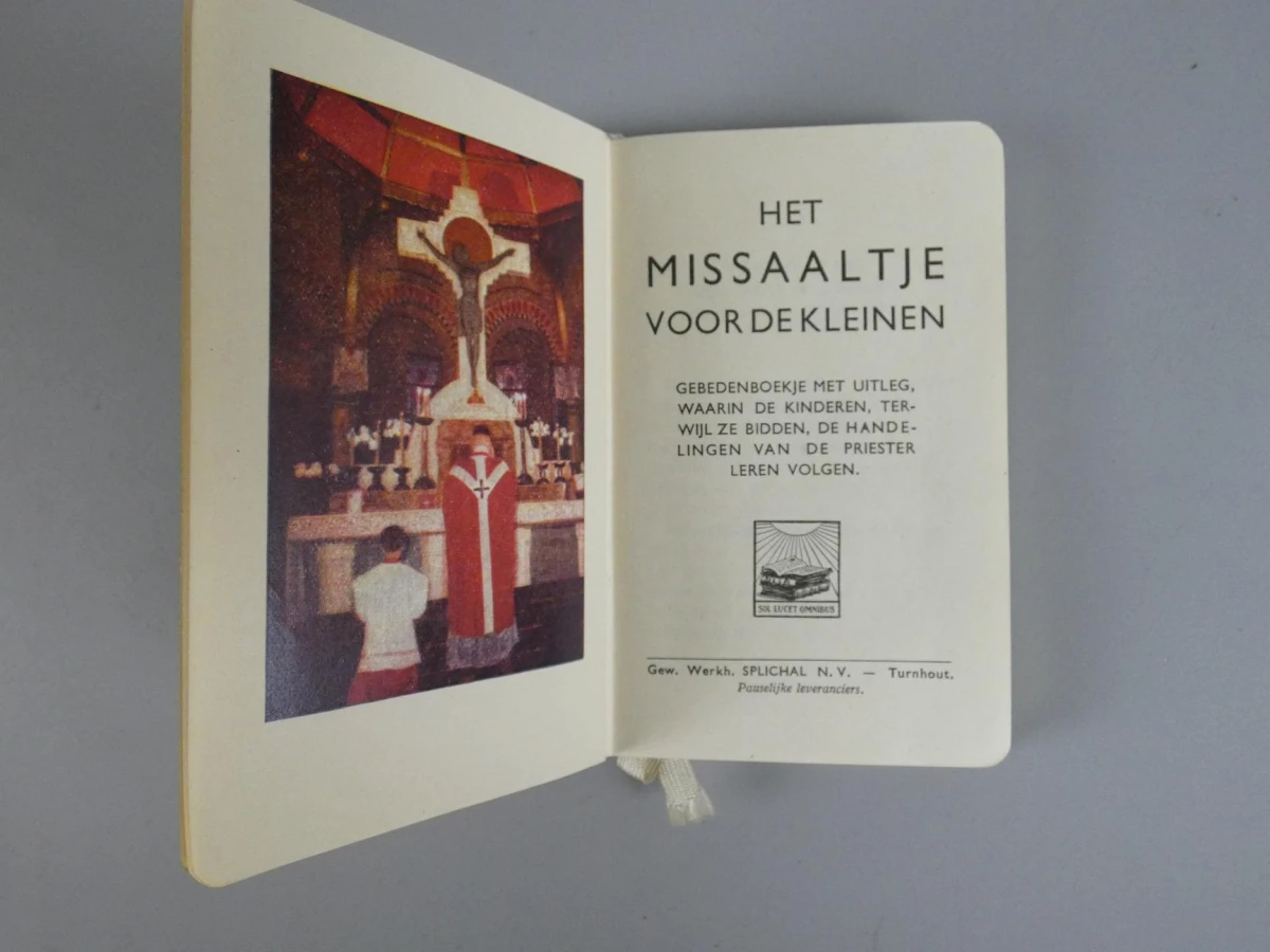 Gebedenboekje met religieuze aandenkens - 1958