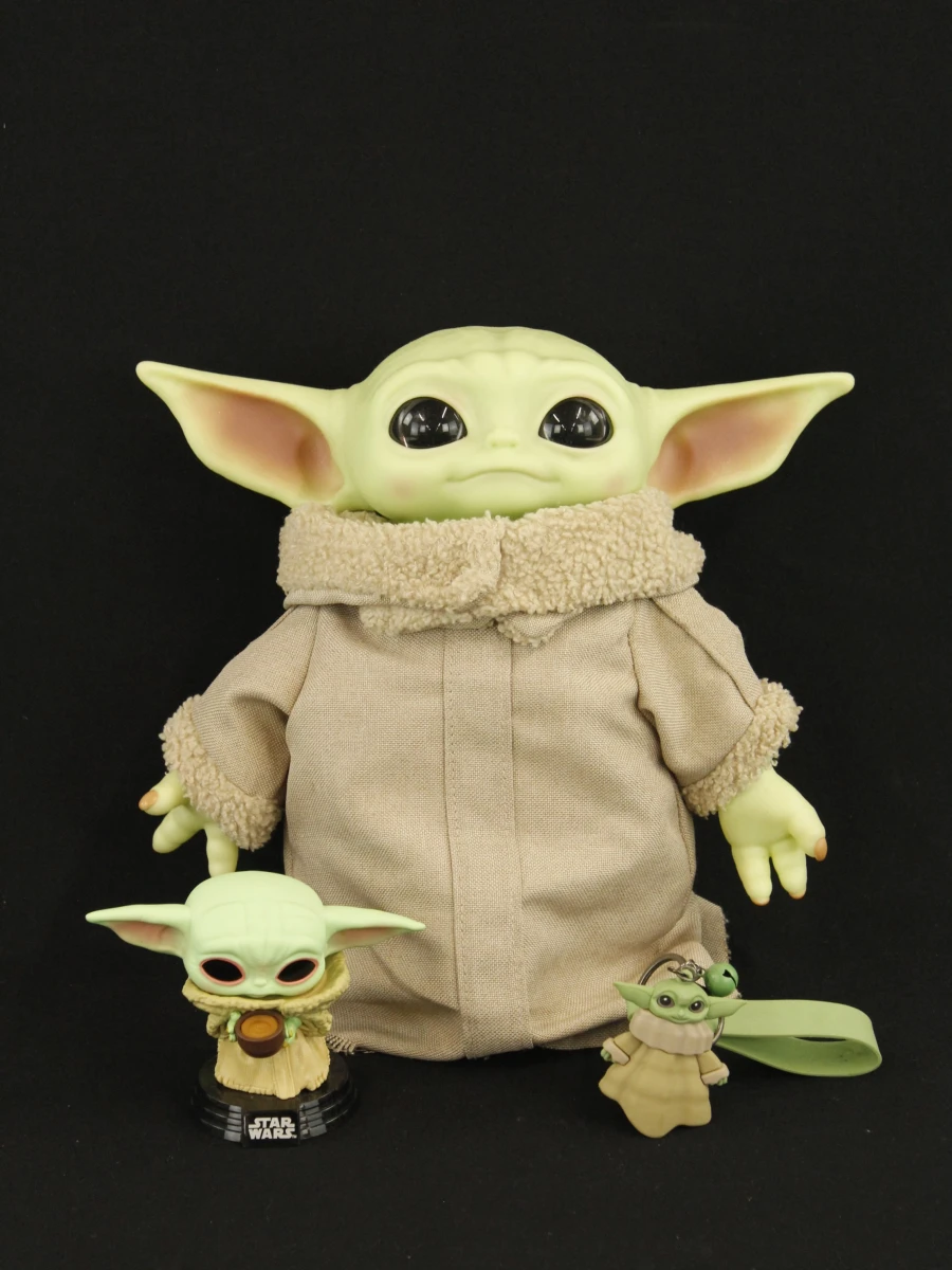 Star Wars Baby Yoda knuffel en figuurtjes set