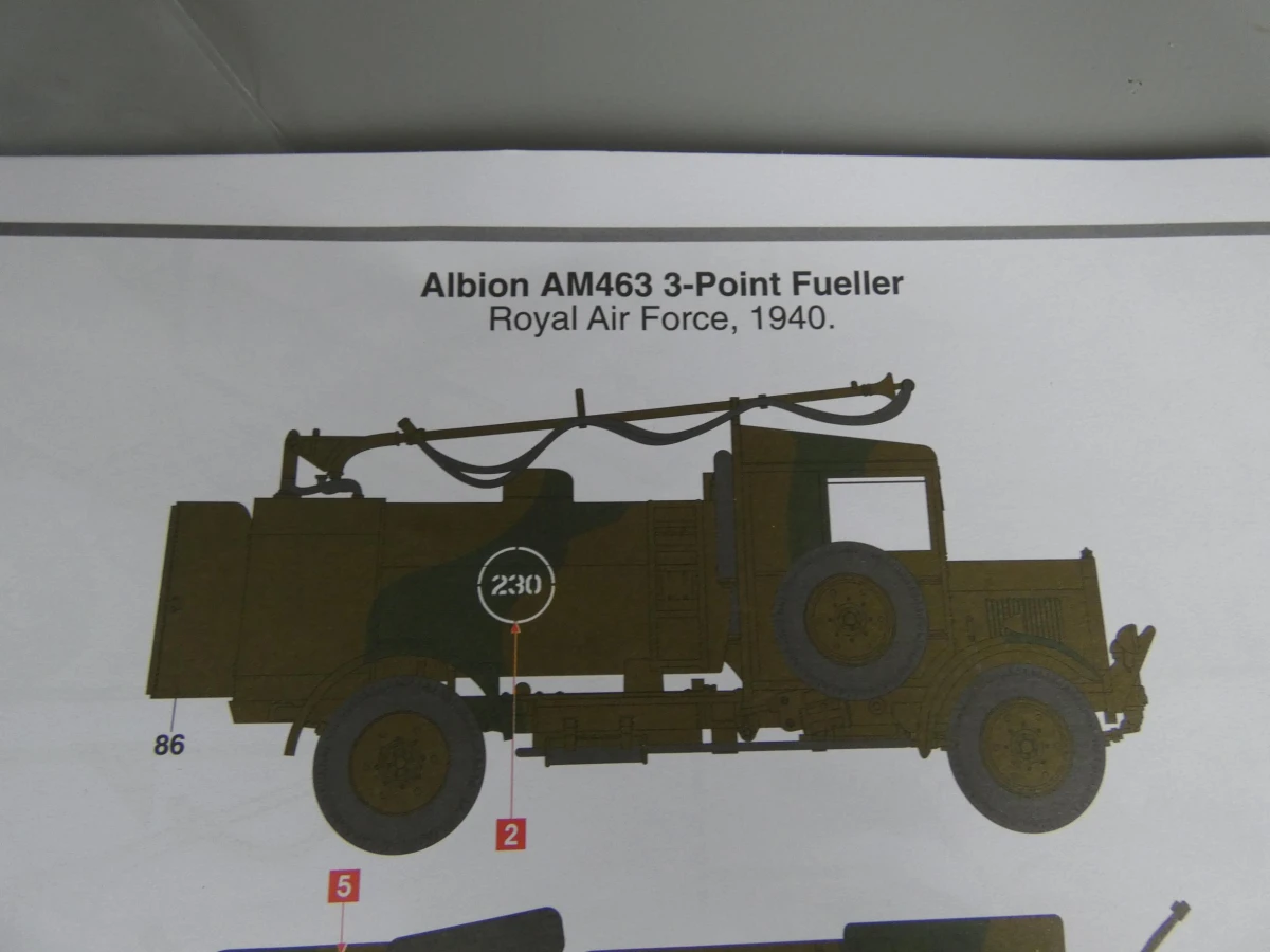 Airfix Albion AM463 3-Point Fueller Modelbouwset