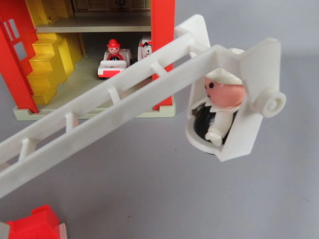 Vintage Fisher-Price Play Family Fire Station