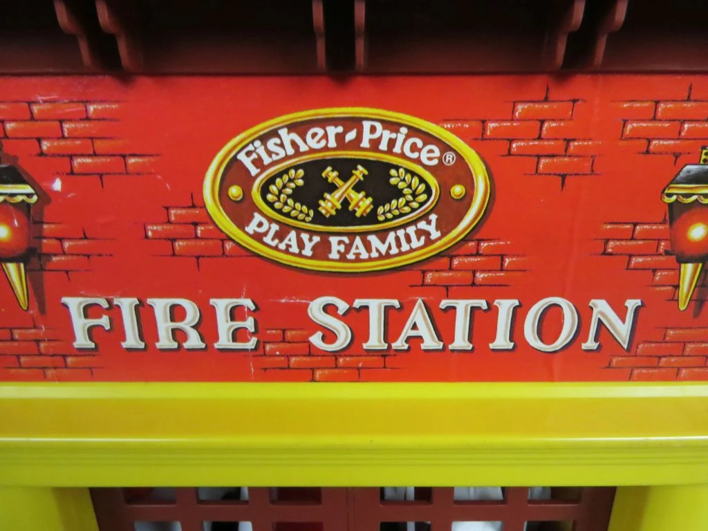 Vintage Fisher-Price Play Family Fire Station