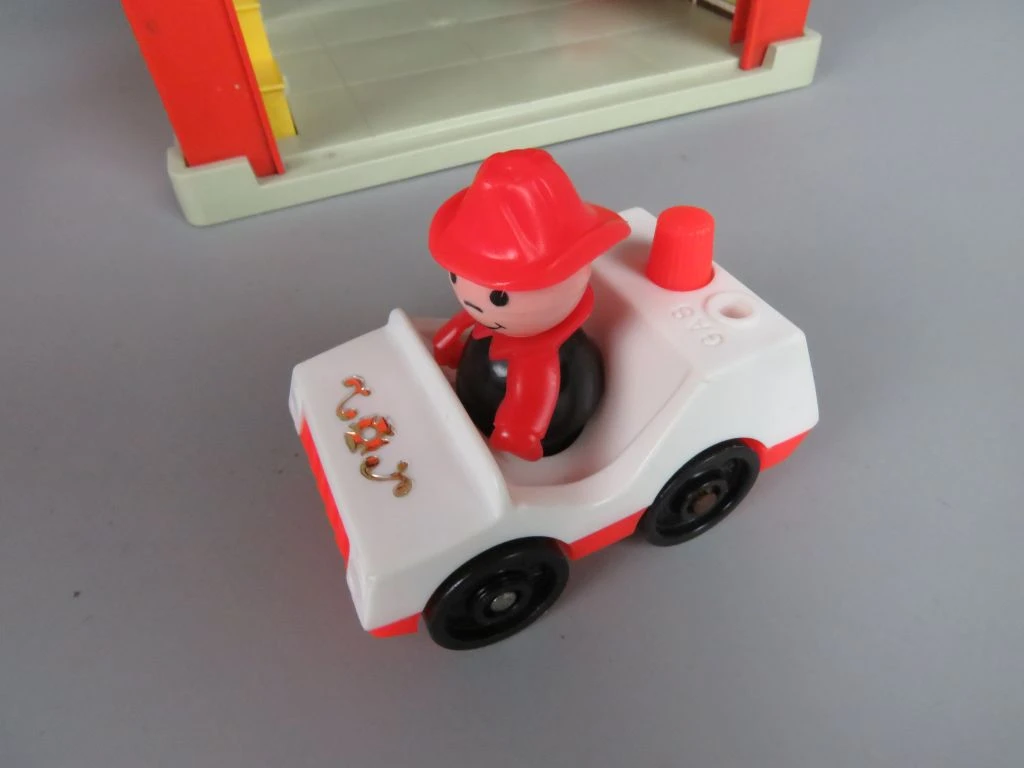 Vintage Fisher-Price Play Family Fire Station