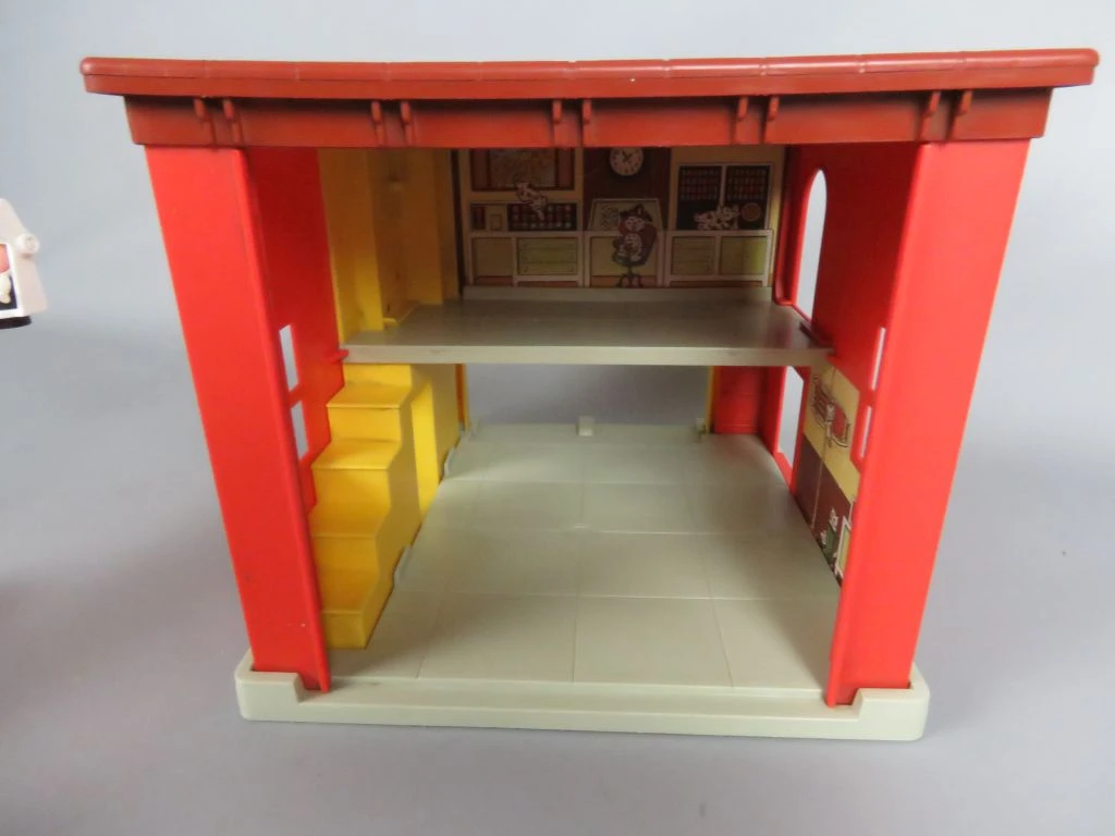 Vintage Fisher-Price Play Family Fire Station