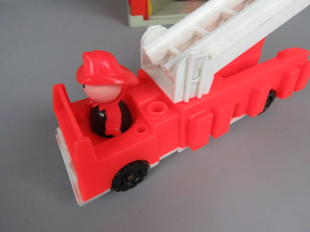 Vintage Fisher-Price Play Family Fire Station