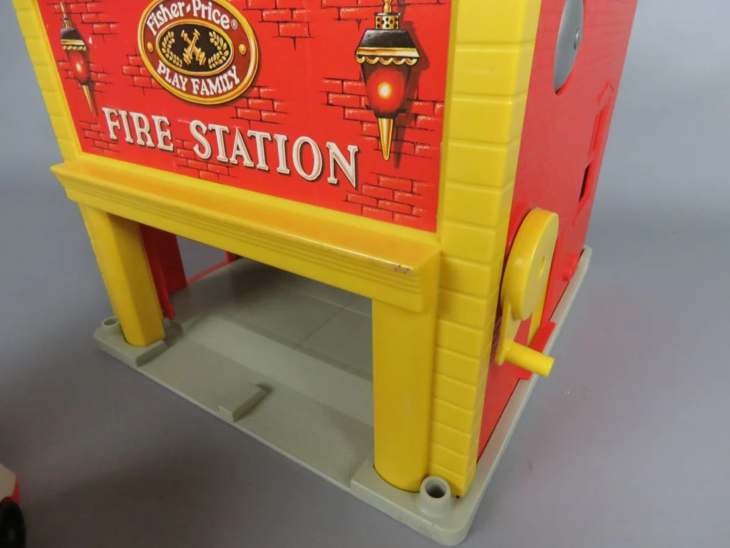 Vintage Fisher-Price Play Family Fire Station