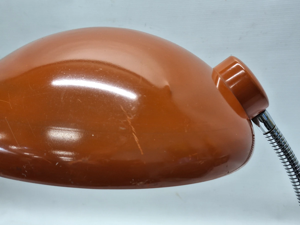 Vintage Bauhaus bureaulamp - Oranje Metaal