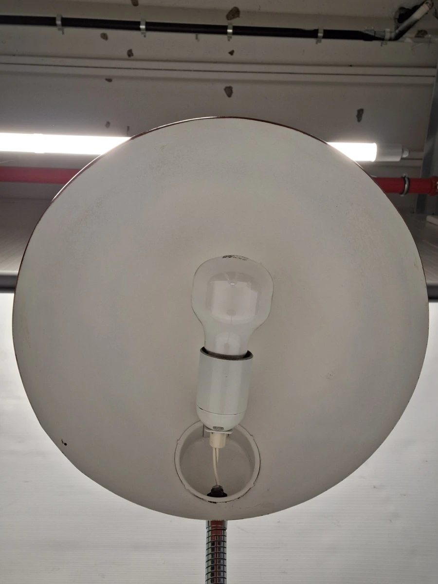 Vintage Bauhaus bureaulamp - Oranje Metaal