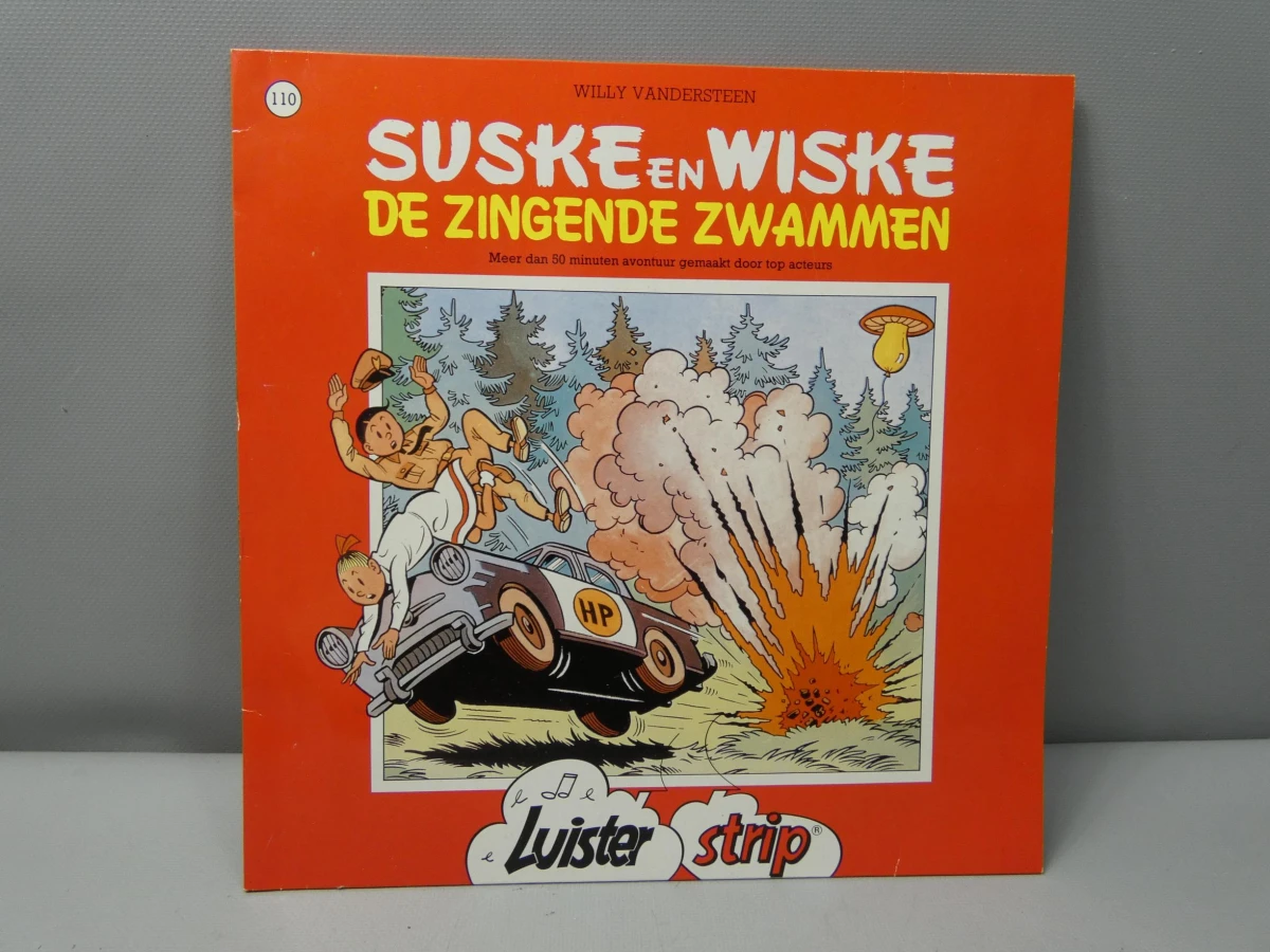 Suske en Wiske luisterstrip LP "De zingende zwammen"