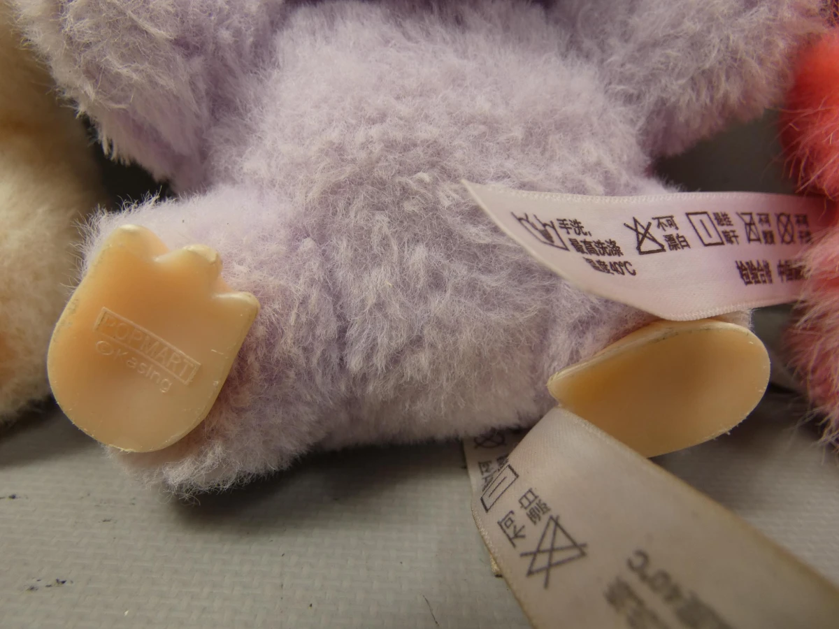 3 Labubu's kleine knuffeltjes