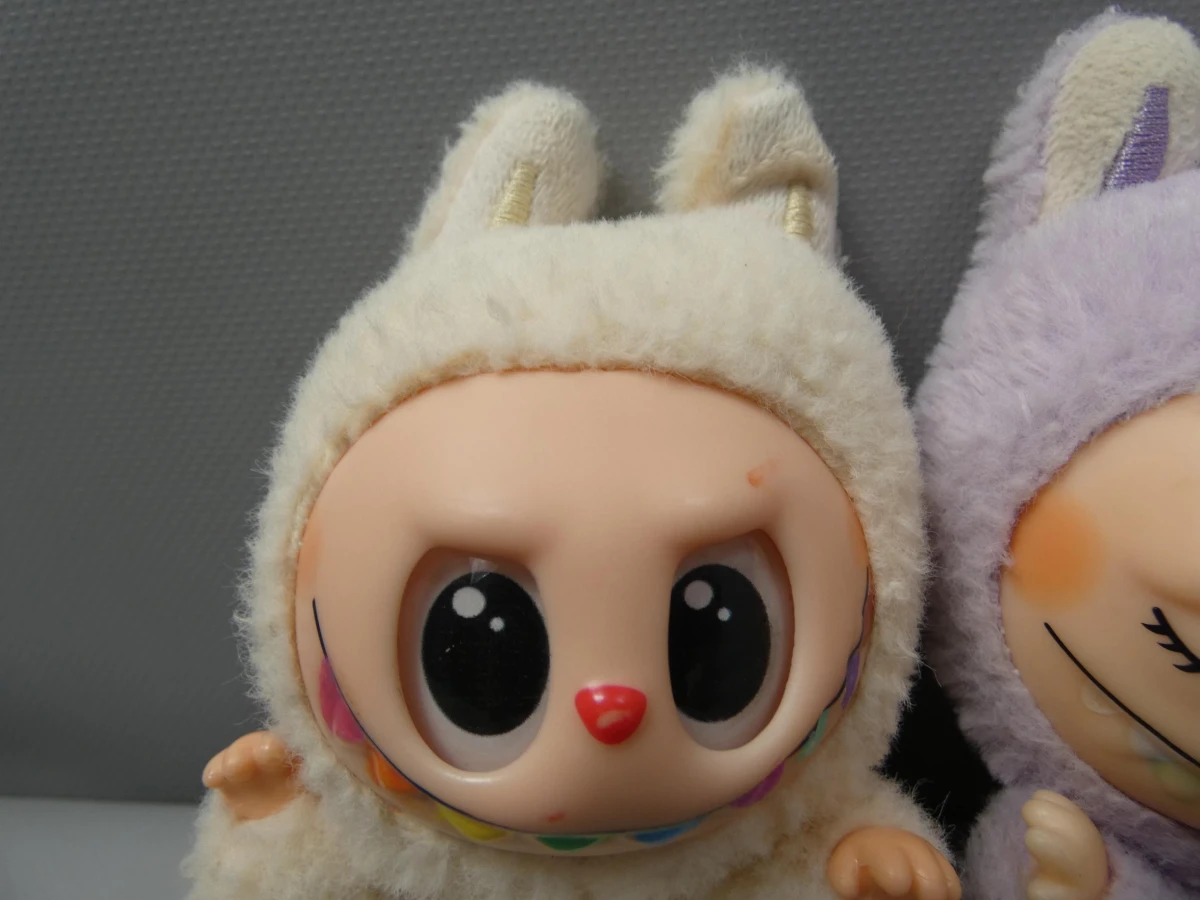 3 Labubu's kleine knuffeltjes