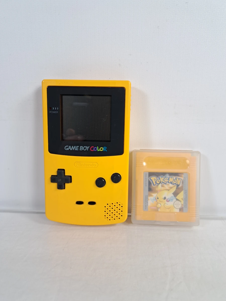 Game Boy Color met Pokémon Pikachu (Yellow spel) 1999