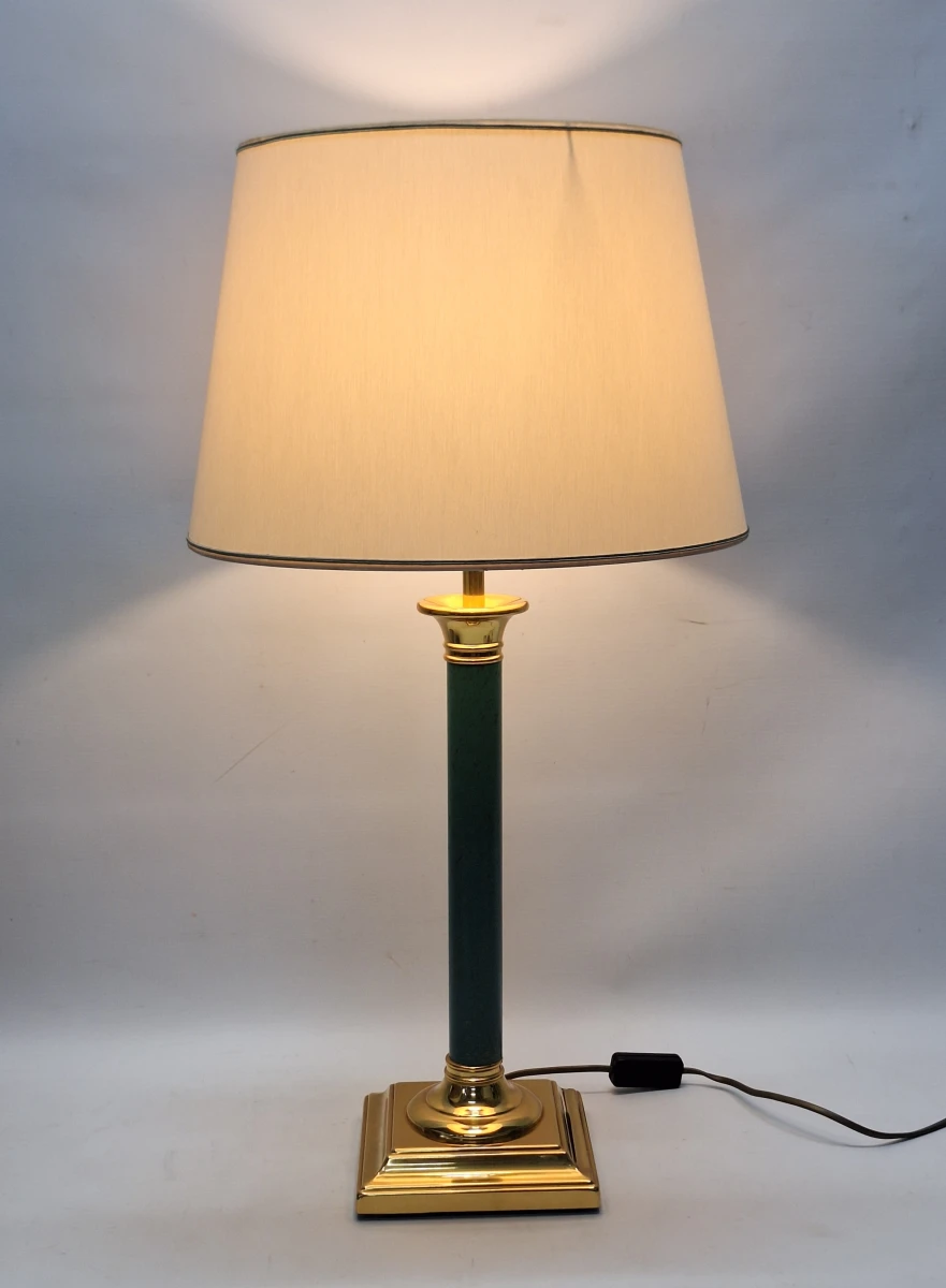 Lustrerie Deknudt Neoklassieke Zuillamp - Hollywood Regency
