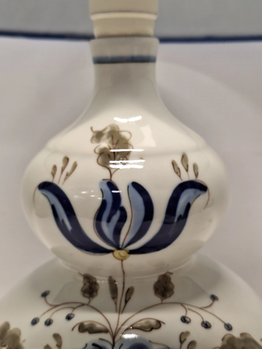 Authentieke vintage Portugese Majolica Tafellamp - Handbeschilderd Viana do Castelo