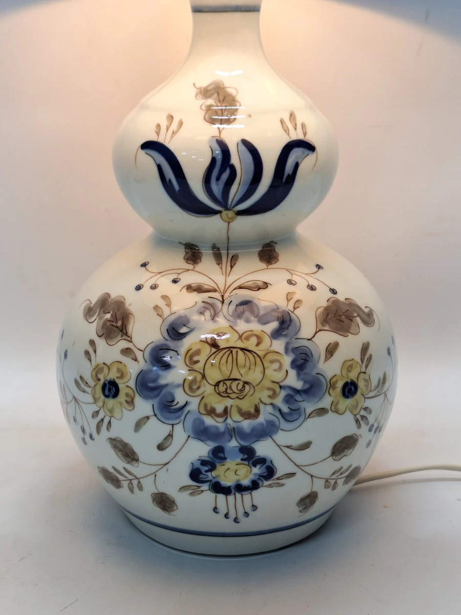 Authentieke vintage Portugese Majolica Tafellamp - Handbeschilderd Viana do Castelo