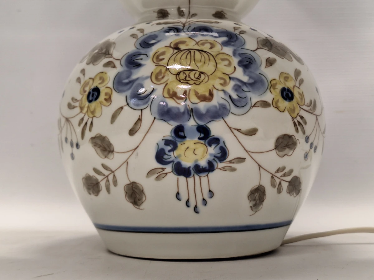 Authentieke vintage Portugese Majolica Tafellamp - Handbeschilderd Viana do Castelo