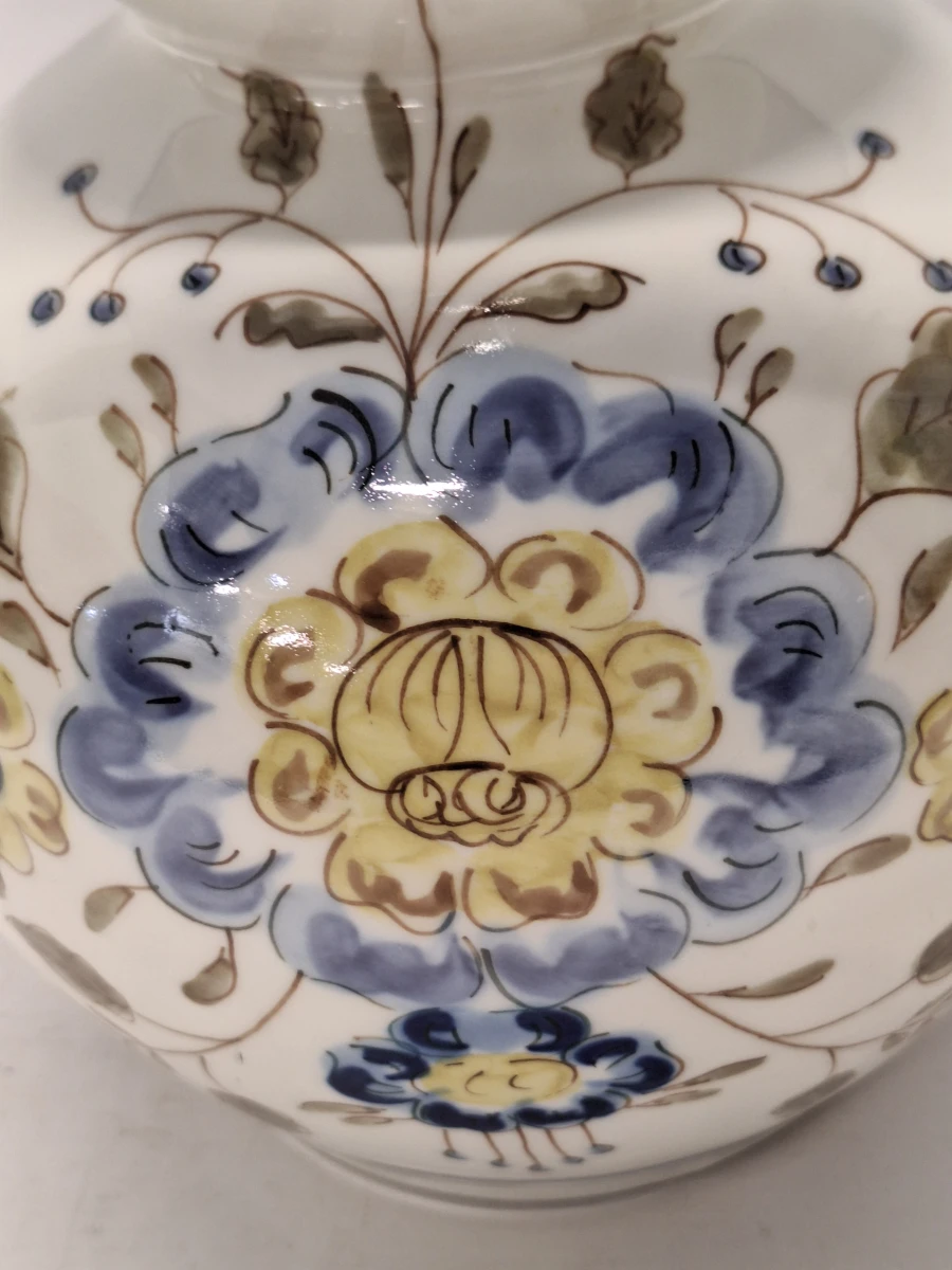 Authentieke vintage Portugese Majolica Tafellamp - Handbeschilderd Viana do Castelo