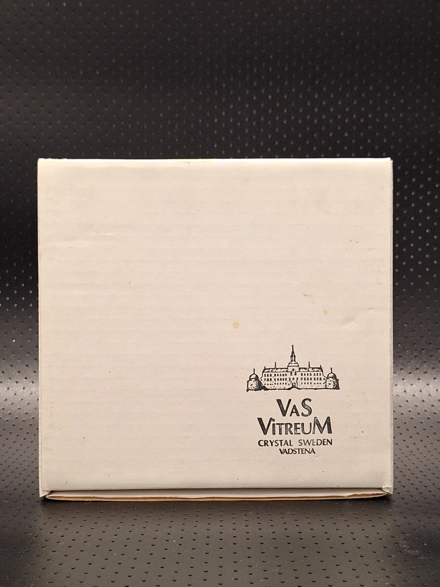 Authentieke Zweedse kristallen kunstschaal van Vas Vitreum – Exclusieve BT Jubileumeditie