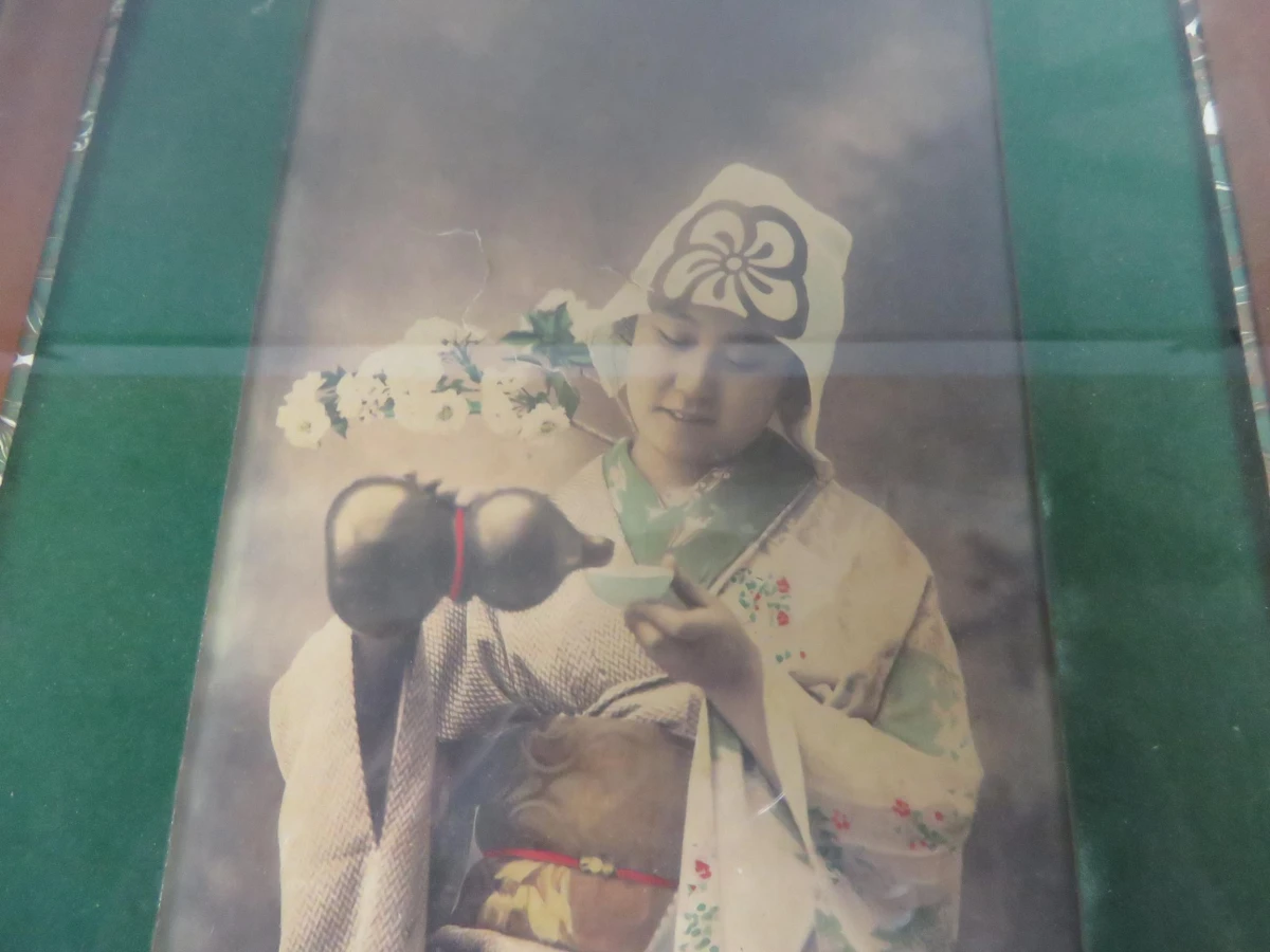 Ingelijste foto Geisha