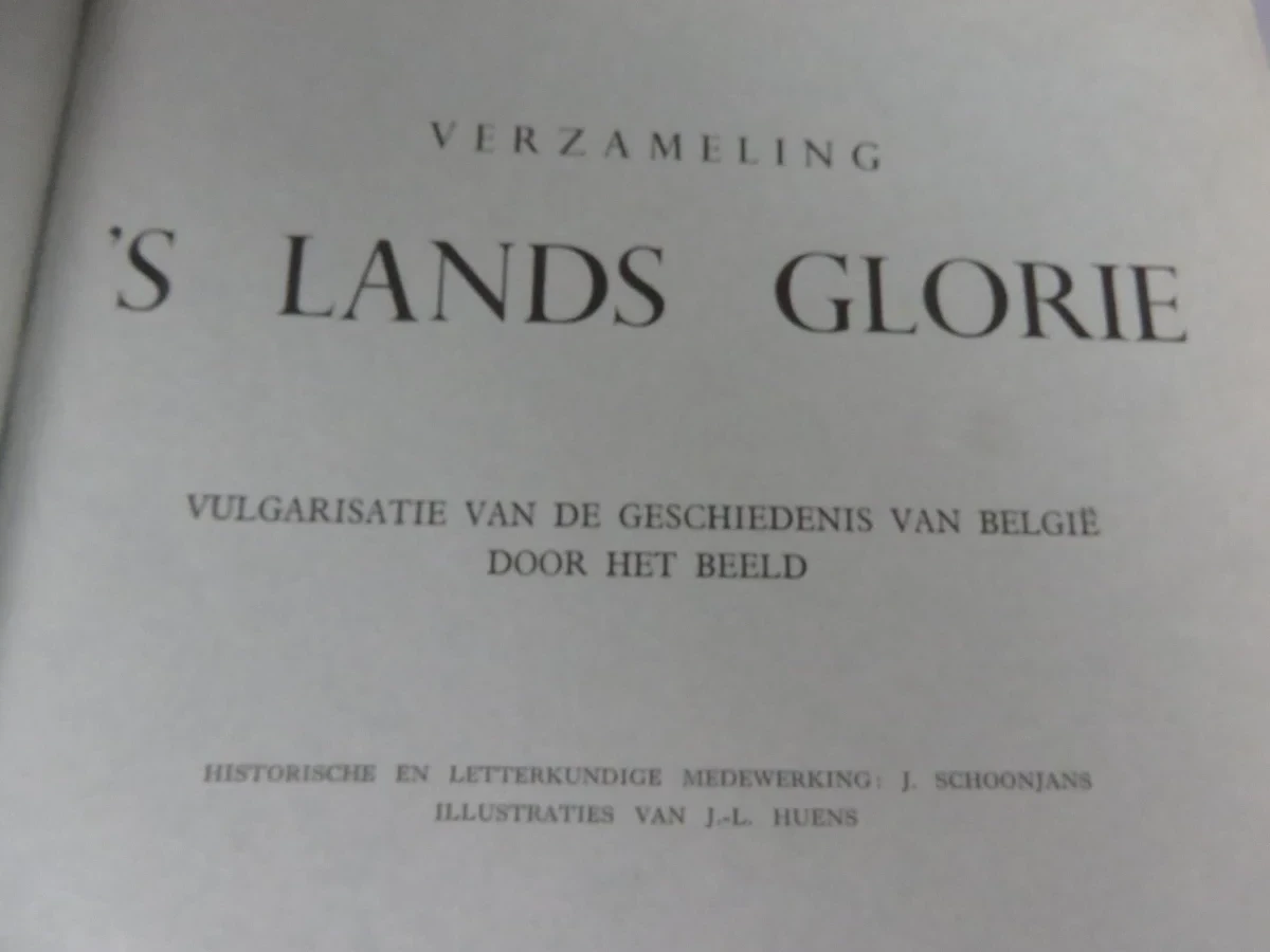 Boek 's lands glorie