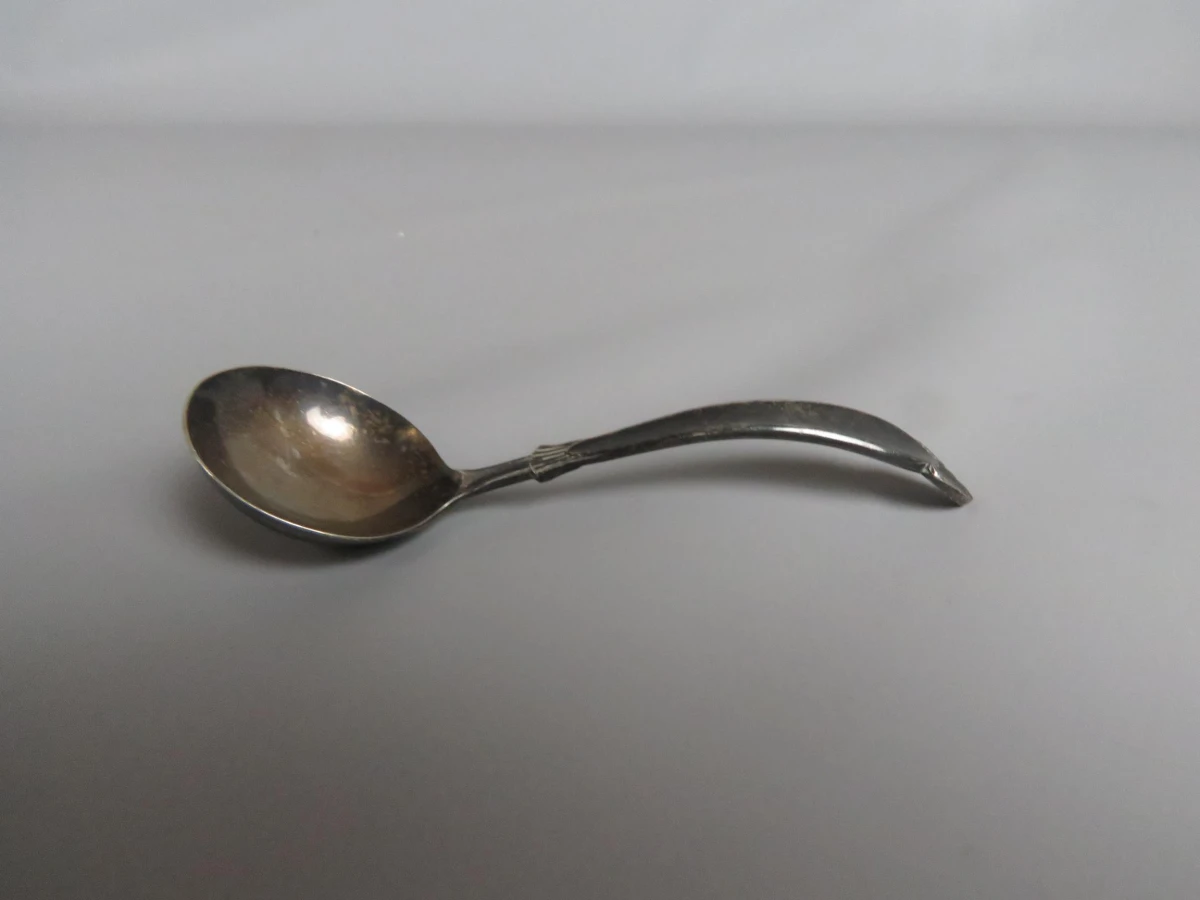 6 delige metalen servies set