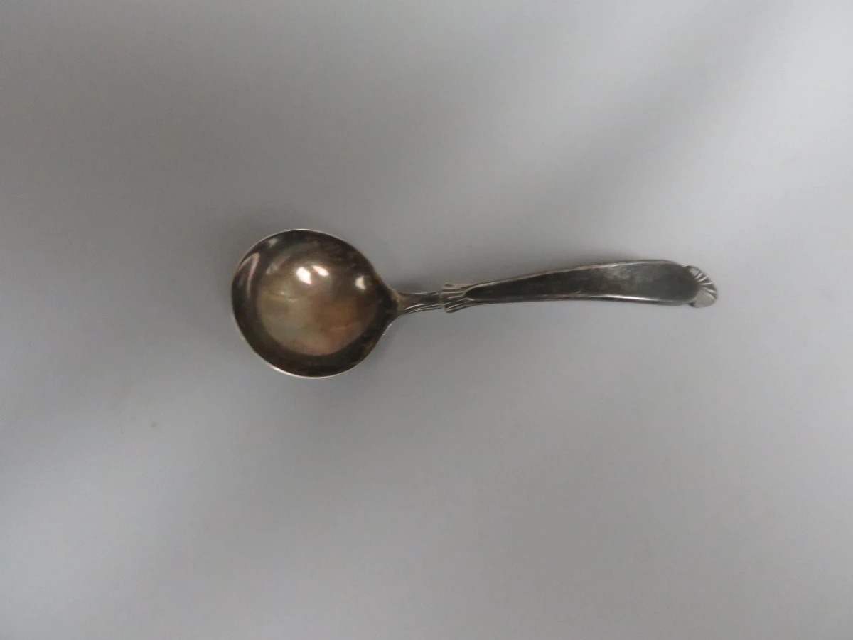 6 delige metalen servies set